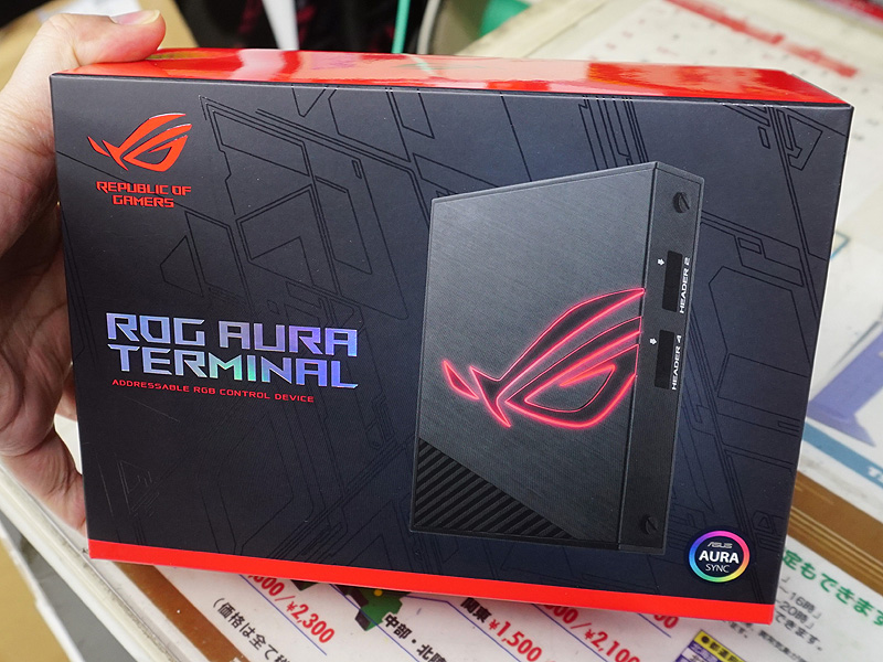 ASUSのイルミネーションキット「ROG Aura Terminal」が発売、映像に