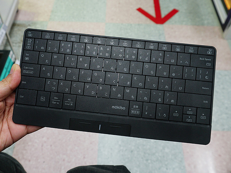 キー全体がタッチパッドとして使えるワイヤレスキーボード「mokibo」が入荷 - AKIBA PC Hotline!