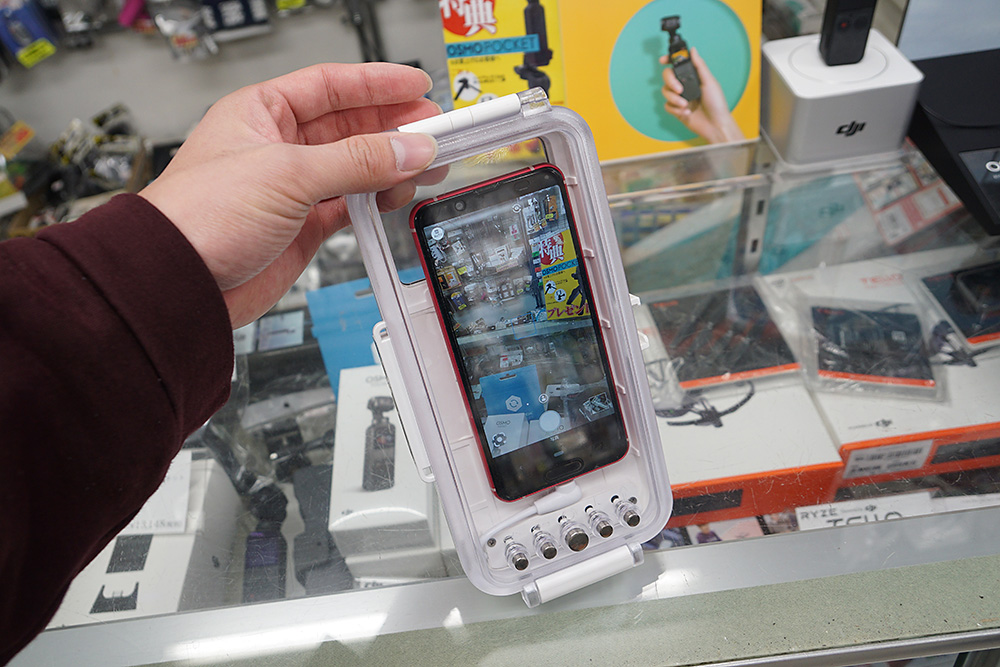セール‼️ スマートフォン用 ダイビングハウジング アクセサリー 写真