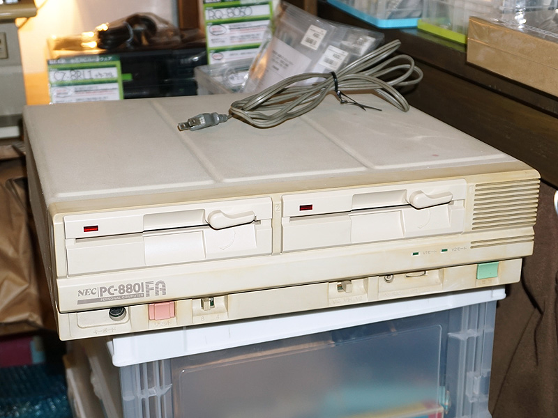 NEC PC-8801FA”のメンテナンス済みモデルが入荷 （取材中に見つけた