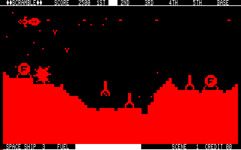 アーケードゲームを中村光一氏が移植、のちに改名されたPC-8001版