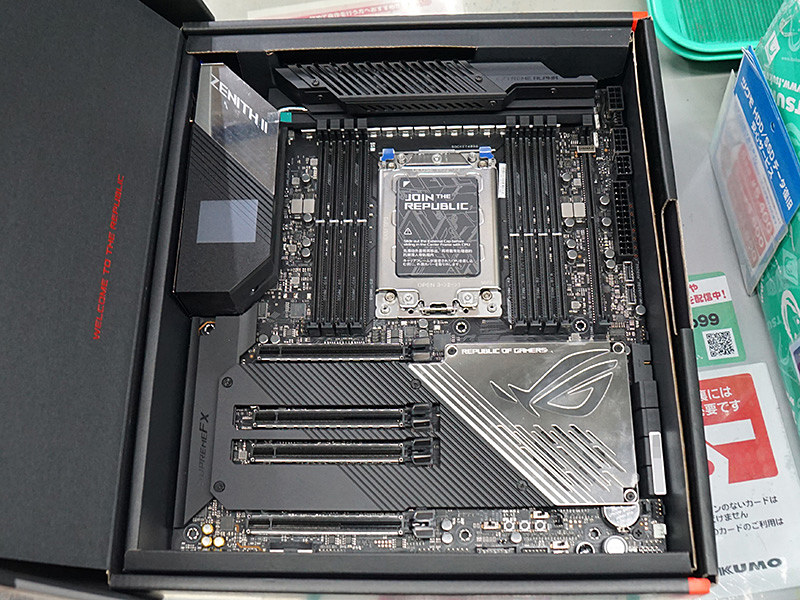 OC強化の第3世代Ryzen TR向けマザー「ROG Zenith II Extreme Alpha」が