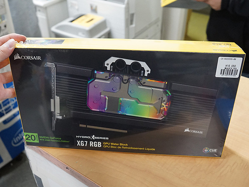 GeForce RTX 2080シリーズ用の水冷ブロックがCORSAIRから