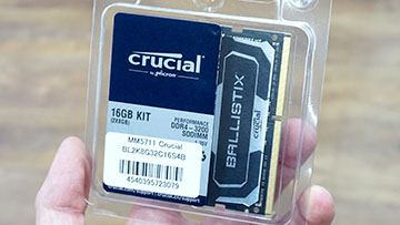 Crucialのゲーマー向けSO-DIMM、DDR4-3200/16GB×2枚組で18,980円