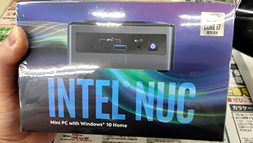 第10世代Corei7搭載のIntel NUCに完成品モデル、Optane Memory採用