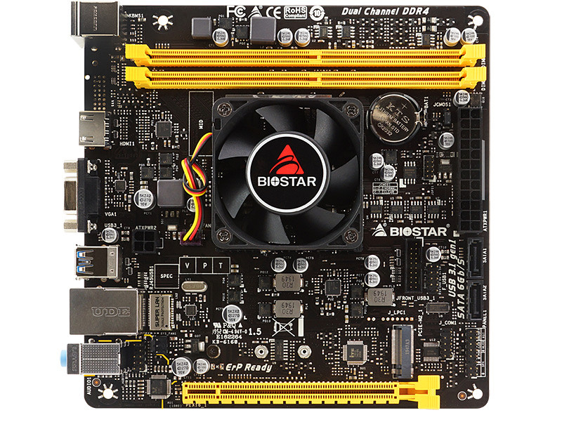 Bristol Ridge世代の4コアSoC搭載Mini-ITXマザー、BIOSTARから - AKIBA