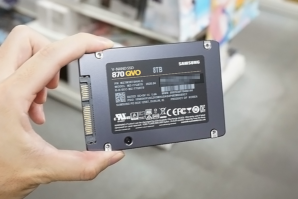 8TB SSDがSamsungから登場、「870 QVO」の最大容量モデル - AKIBA PC ...
