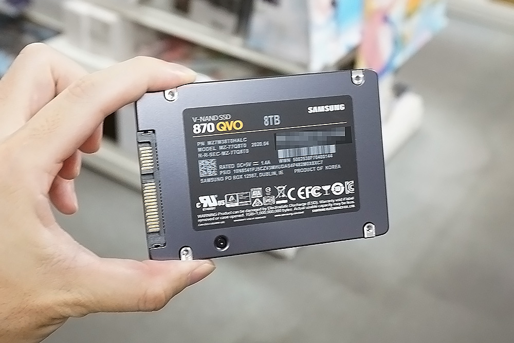 8TB SSDがSamsungから登場、「870 QVO」の最大容量モデル - AKIBA PC