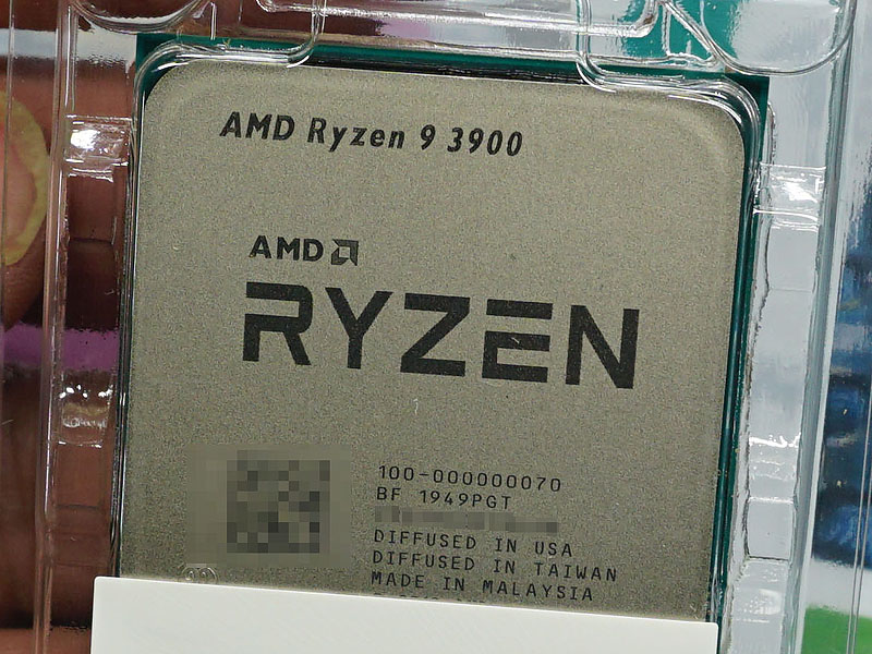 AMD Ryzen 9 3900X バルク