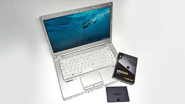 NEC VersaPro(VB-6)を500GB SSDに換装、堅牢なビジネスノートのSSDを 