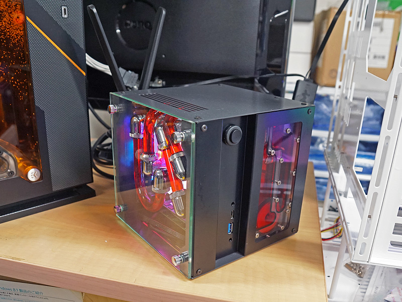 Ryzen向け小型PCキット「DeskMini X300」を水冷化、オリオ