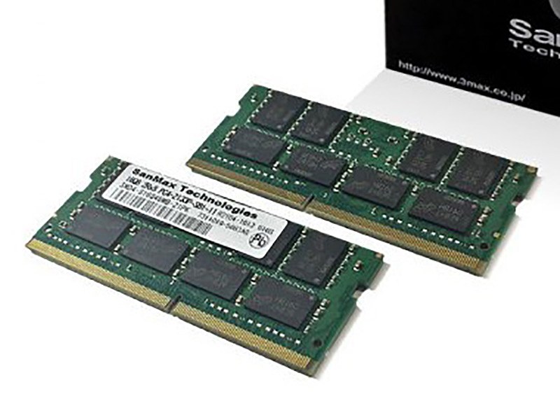 1枚32GBのSanMax製DDR4 SO-DIMMに新モデル - AKIBA PC Hotline!