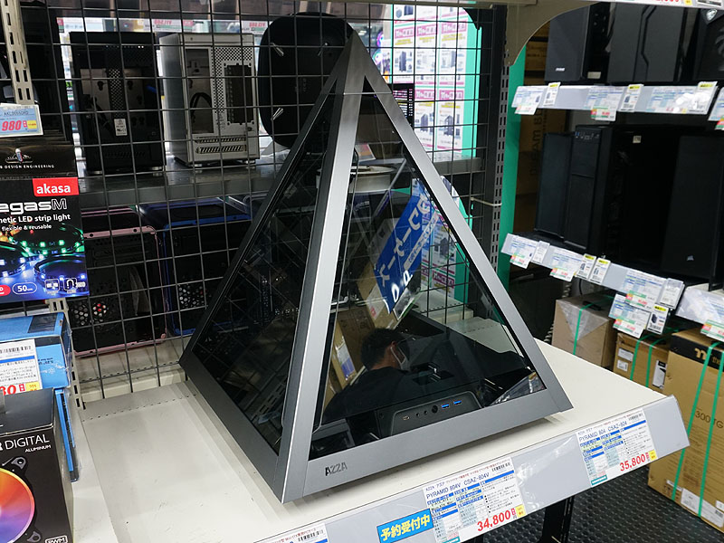 AZZAのピラミッド風PCケース「PYRAMID 804」など3モデル発売 - AKIBA 