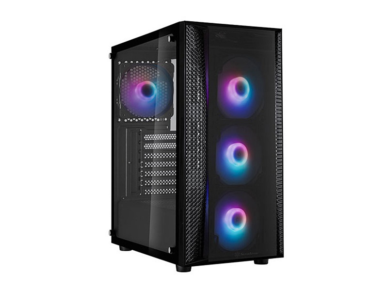 SilverStone PCケース ARGBファン搭載 本体 4基のARGBファンで“魅せる”SilverStoneのATXケース「FARA B1 PRO