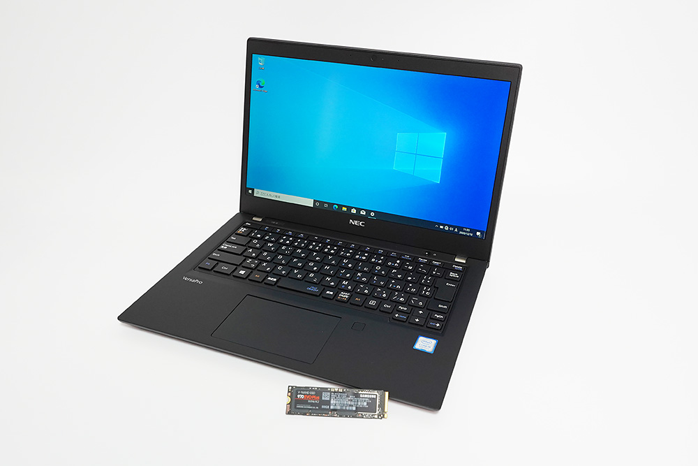 NEC VersaPro(VB-6)を500GB SSDに換装、堅牢なビジネスノートのSSDを強化 - AKIBA PC Hotline!