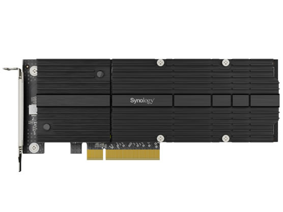 Synology NASキット向けオプションが3製品、キャッシュ用NVMe SSD拡張