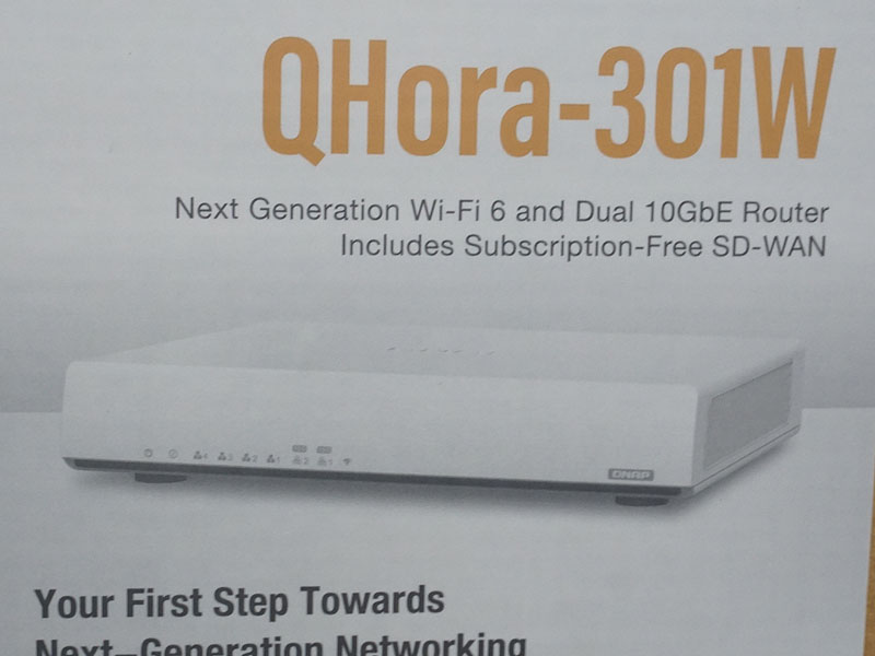 QNAPのWi-Fi6ルーター「QHora-301W」が入荷、デュアル10GbEポート搭載