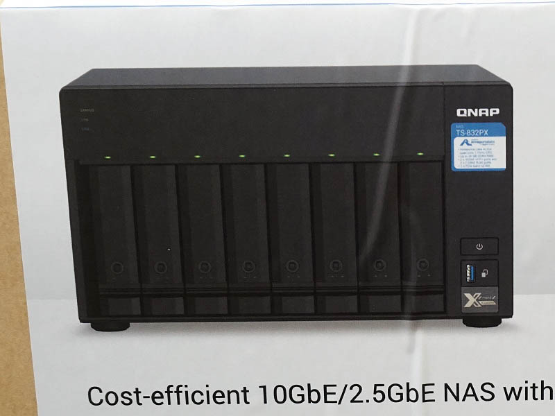 10GbE SFP+対応のQNAP製8ベイNASキット「TS-832PX」が発売 