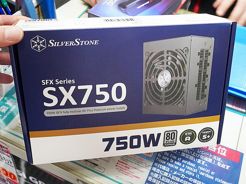 750WのSFX電源がSilverStoneから、80PLUS PLATINUM認証 - AKIBA PC