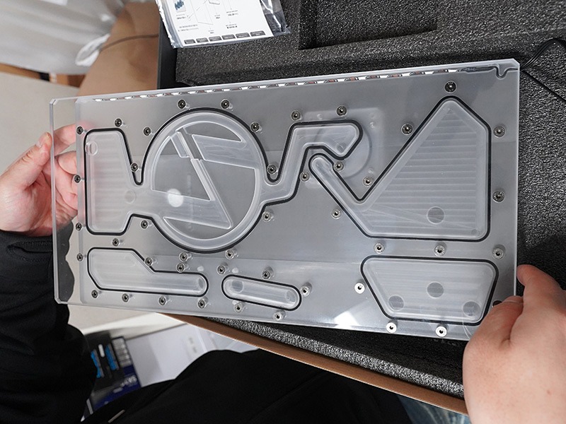 水冷パーツ O11 DYNAMIC XL専用 リザーバー Lian Li製PCケース「O11 Dynamic」専用のポンプ一体型水冷
