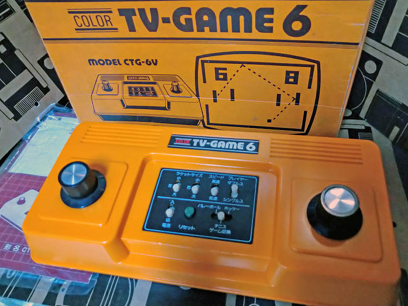 ファミコンよりも古い任天堂のゲーム機「カラーテレビゲーム6」、中古 