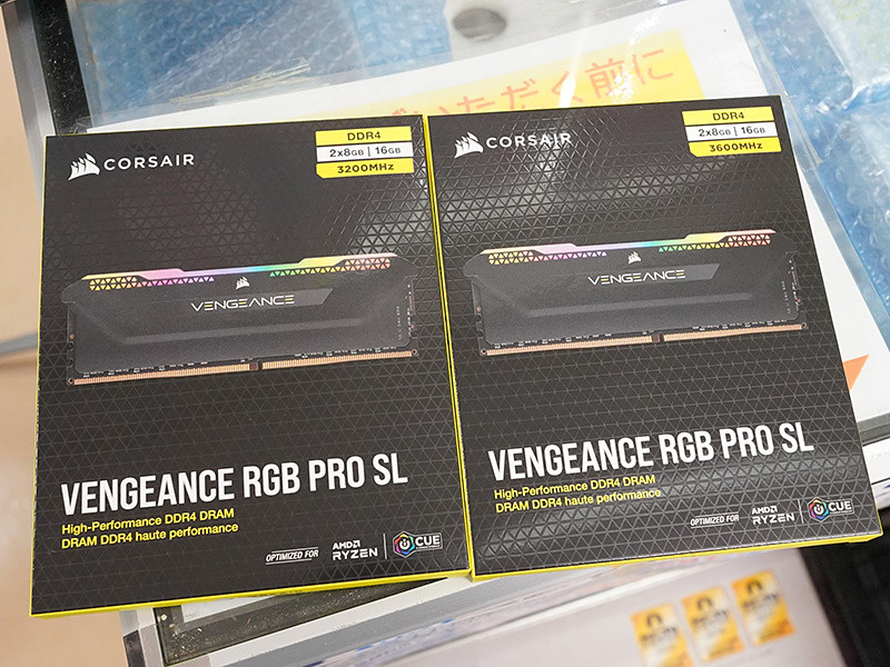 高さ44mmの光るDDR4メモリ「VENGEANCE RGB PRO SL」がCORSAIRから