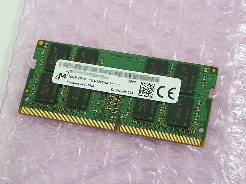 アーク厳選のDDR4-3200 SO-DIMM、16GB×2枚組 - AKIBA PC Hotline!