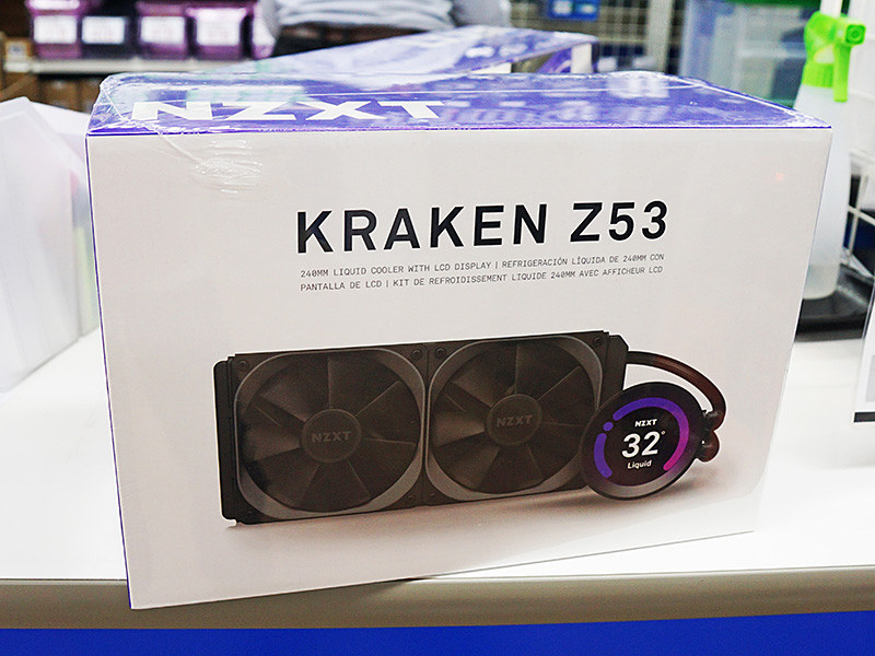 円形液晶を備えたNZXTの水冷クーラー「Kraken Z53」が発売