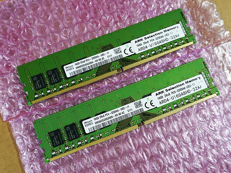 3200MHz規格SKhynix 16GB (8GBx2) DDR4-3200 (338
