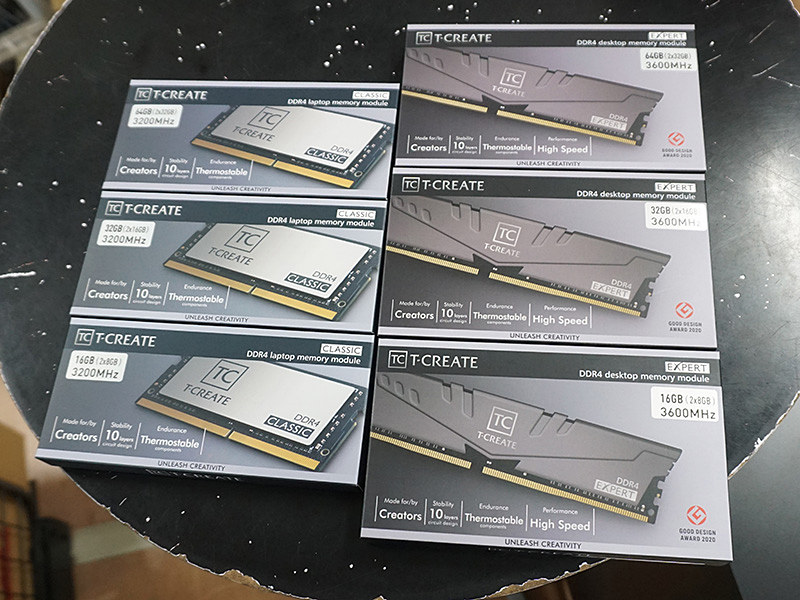 クリエイター向け”をうたうDDR4メモリがTeamから、デスクトップと