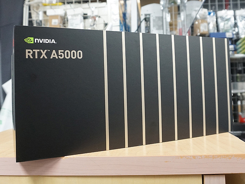 NVIDIA RTX A5000 Ampere/Tensor/NV Link対応