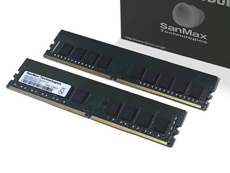 Micron製DRAM採用のECC付きDDR4-3200メモリがSanMaxから 