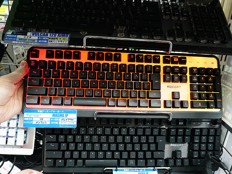 買取 横浜 ROCCAT Magma メンブレン RGB ゲーミングキーボード JP日本