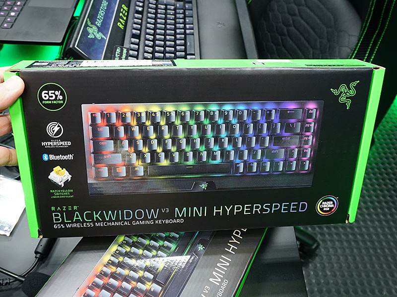 Razerの65％キーボード「BlackWidow V3 Mini HyperSpeed」に英語配列