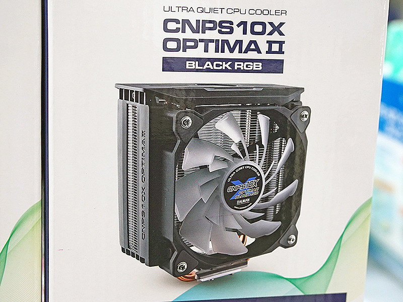 ZALMANのCPUクーラー「CNPS10X OPTIMAII RGB」が登場、デュアルブレードファン採用 - AKIBA PC Hotline!