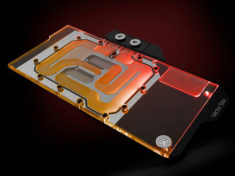 ASUS ROG STRIXのRadeon RX 6000向け水冷ブロックがEKから、バック