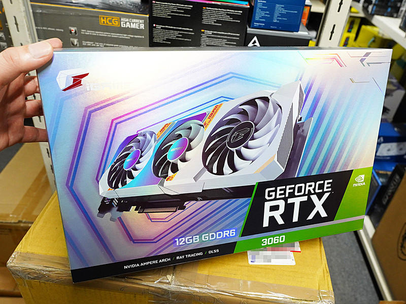 OCボタンを備えたColorfulのGeForce RTX 3060にLHR版 - AKIBA PC Hotline!