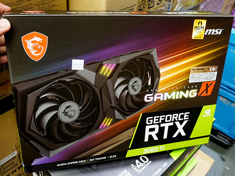 美品 GeForce RTX 3060 Ti GAMING X 8G LHR