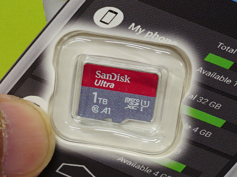 SanDiskの1TB microSDXCカードが14,800円！東映ランドに入荷 （取材中に見つけた○○なもの） - AKIBA PC  Hotline!