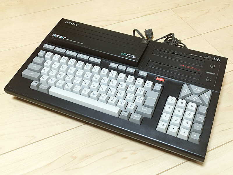 MSX2 HB-F5とデータレコーダとjoyカードとソフト10本セット