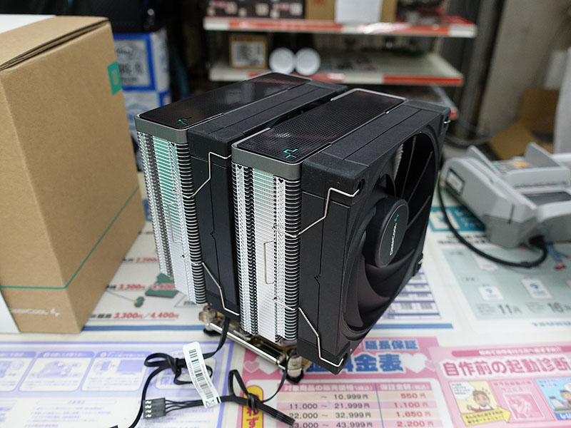 TDP 260W対応、DeepCoolのデュアルタワー型CPUクーラー「AK620」が8日