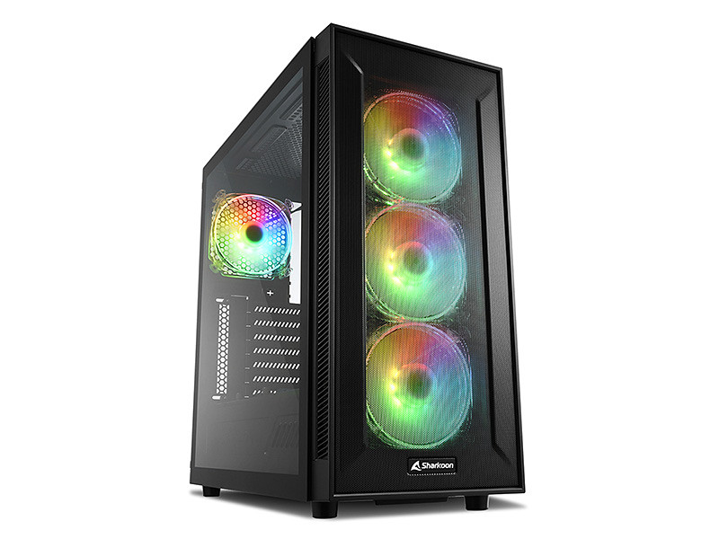 Sharkoonのミドルタワー「TG6M RGB」が発売、ARGBファン×4搭載 - AKIBA