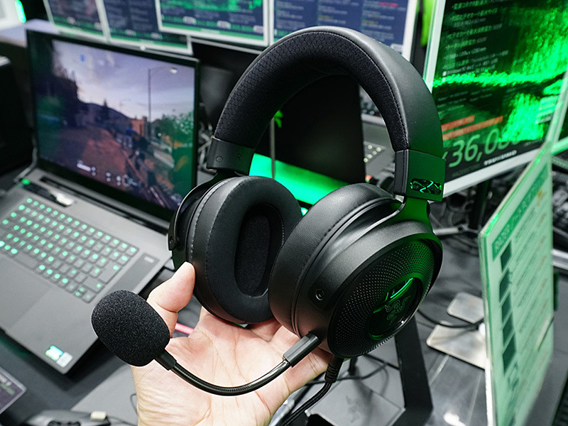 Razer Kraken V3 Hypersense ゲーミングヘッドセット Amazon.com: Razer Kraken V3 HyperSense Wired USB Gaming Headset w