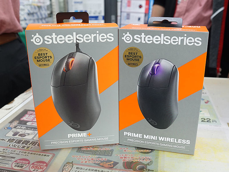 SteelSeriesのマウス「Prime Mini Wireless」「Prime＋」が12日発売、光磁気スイッチ採用 AKIBA PC  Hotline!