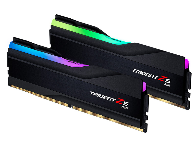 RGB LED搭載「Trident Z5 RGB」のDDR5-5600メモリ16GB×2枚組、G.Skill