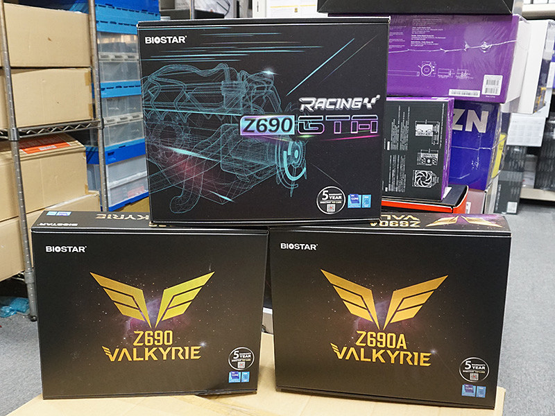 BIOSTARのZ690マザーが3製品、ゲーム向けの「Z690 VALKYRIE」など