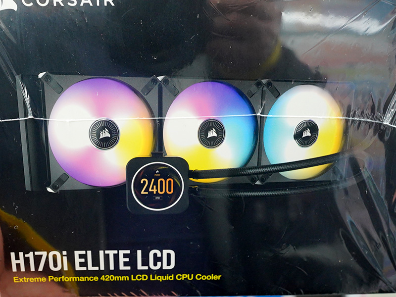 CORSAIR CPU簡易水冷 H170i ELITE LCD-