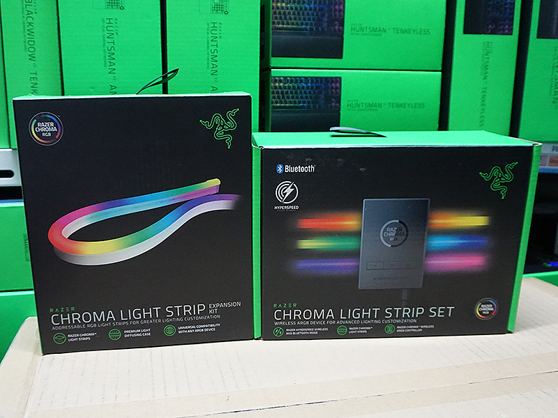鮮やかに光る「Razer Chroma Light Strip」が17日発売、PCやスマホで