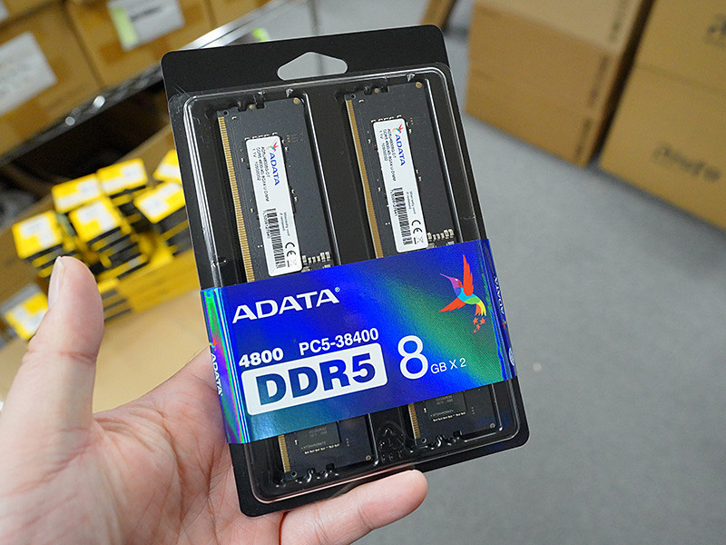 ADATAのDDR5-4800メモリが入荷、8GB×2枚組で18,800円 - AKIBA PC Hotline!