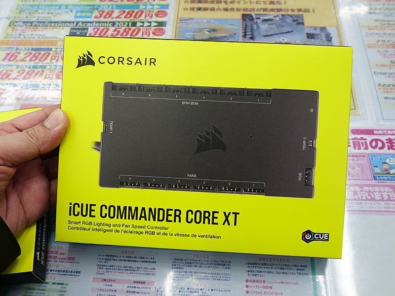 CORSAIRのRGB LEDファンコン「iCUE COMMANDER CORE XT」が発売 - AKIBA